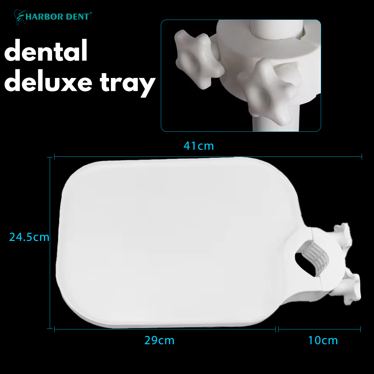 Teeth Whitening Tray - 1pc Dental Plastic Scaler Chair Shelf