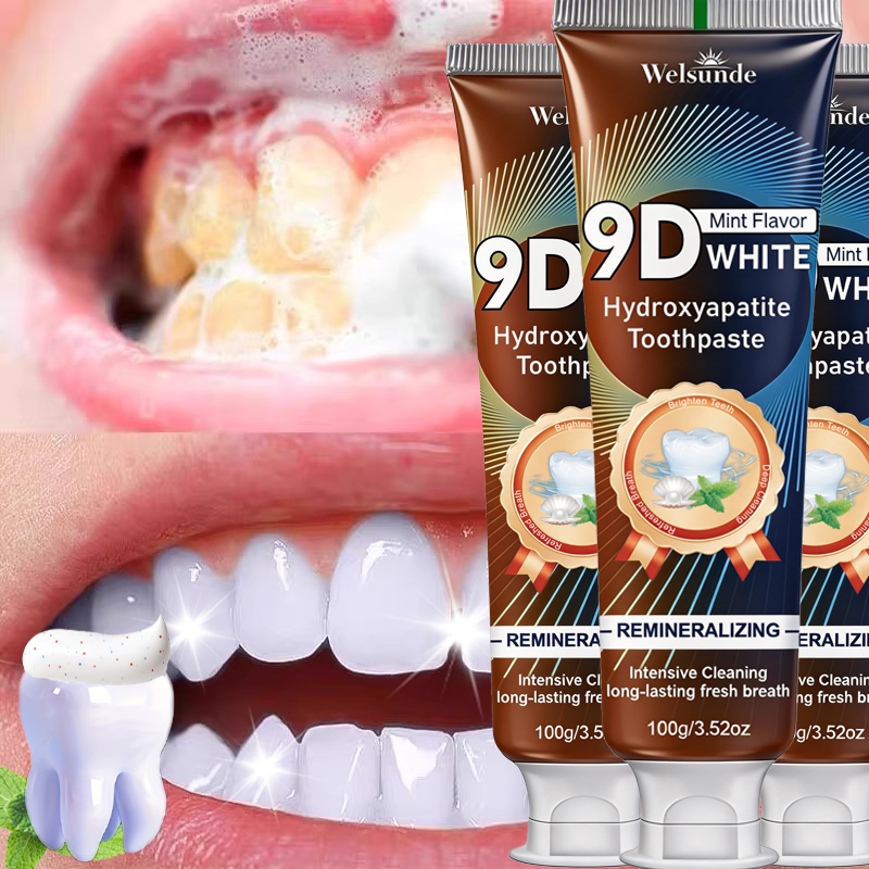 9D WHITE Mint Flavor Hydroxyap - Hydroxyapatite Toothpaste 评论和价格
