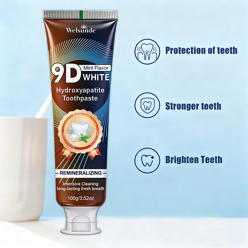 9D WHITE Mint Flavor Hydroxyap - Hydroxyapatite Toothpaste 评论和价格