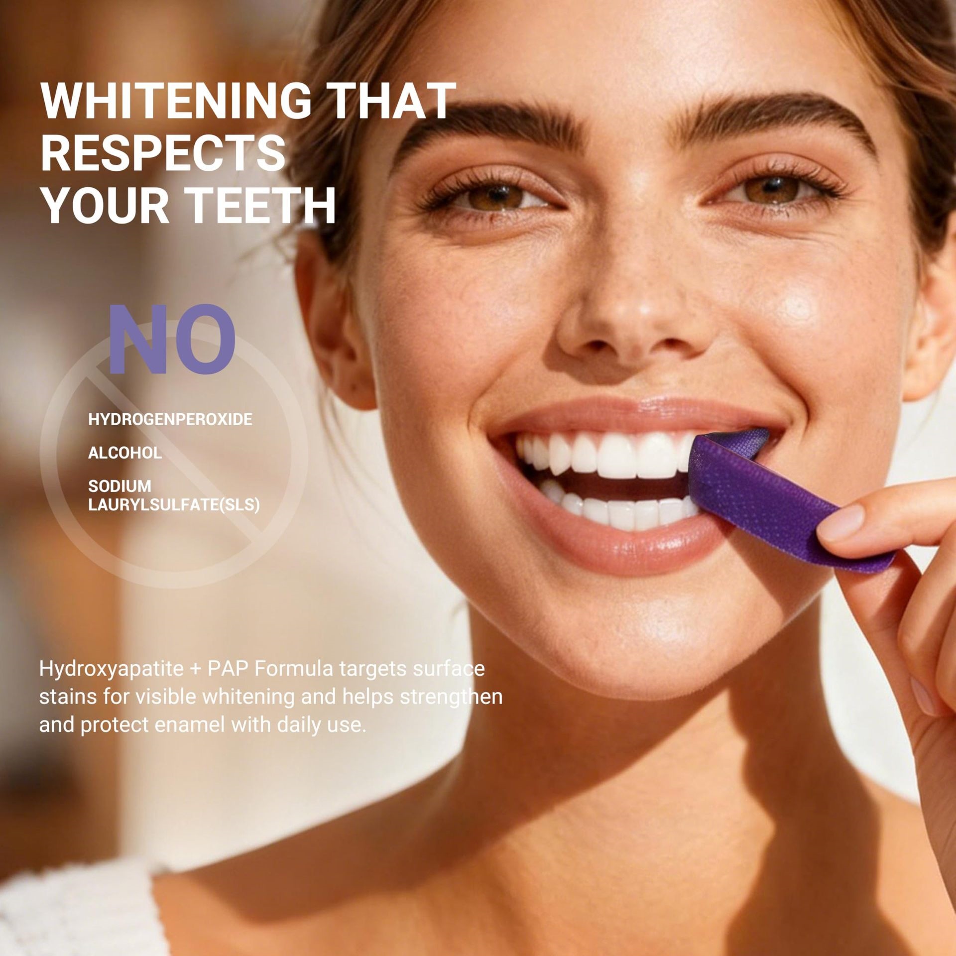 Purple Teeth Whitening Strips  - Teeth Whitening Street 评论和价格