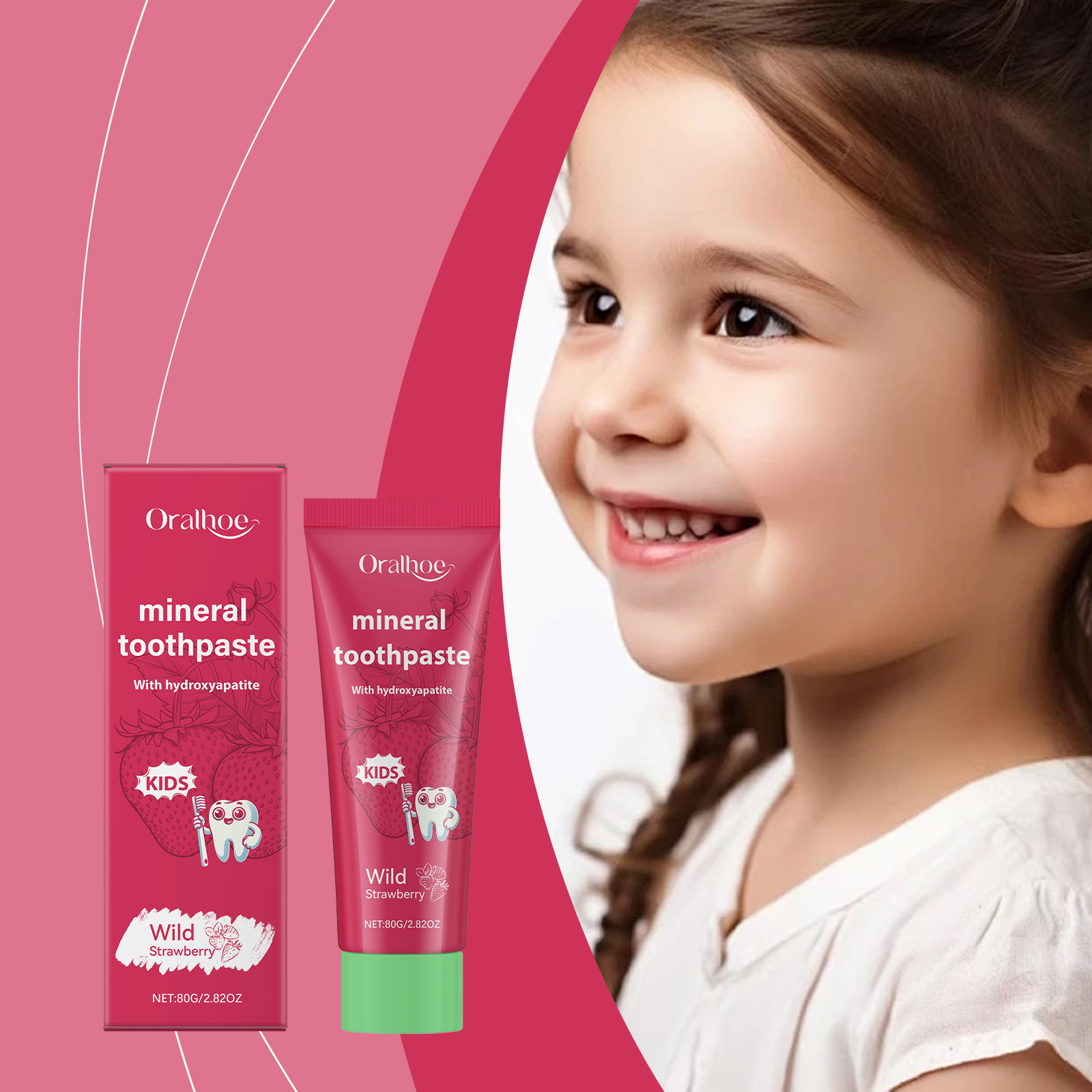 Oralhoe Kids Toothpaste Clean  - Hydroxyapatite Toothpaste 评论和价格