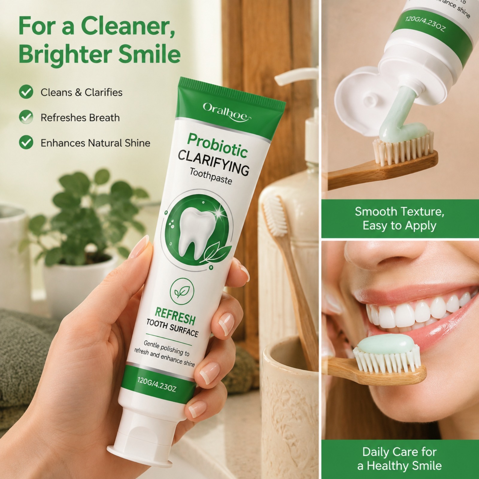 Probiotic & Mint Toothpaste fo - Teeth Whitening Paste 评论和价格
