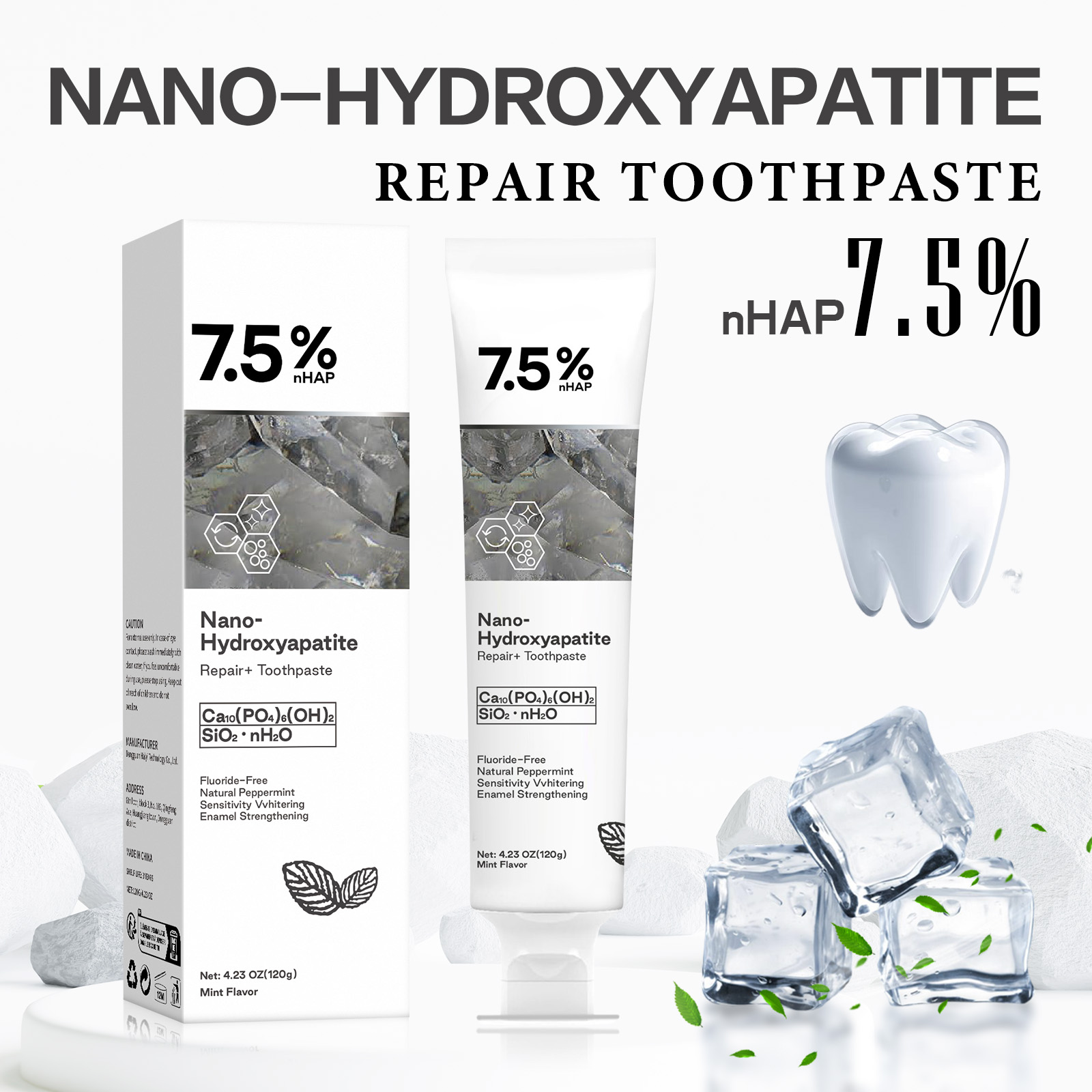 Nano Hydroxyapatite Toothpaste - Hydroxyapatite Toothpaste 评论和价格