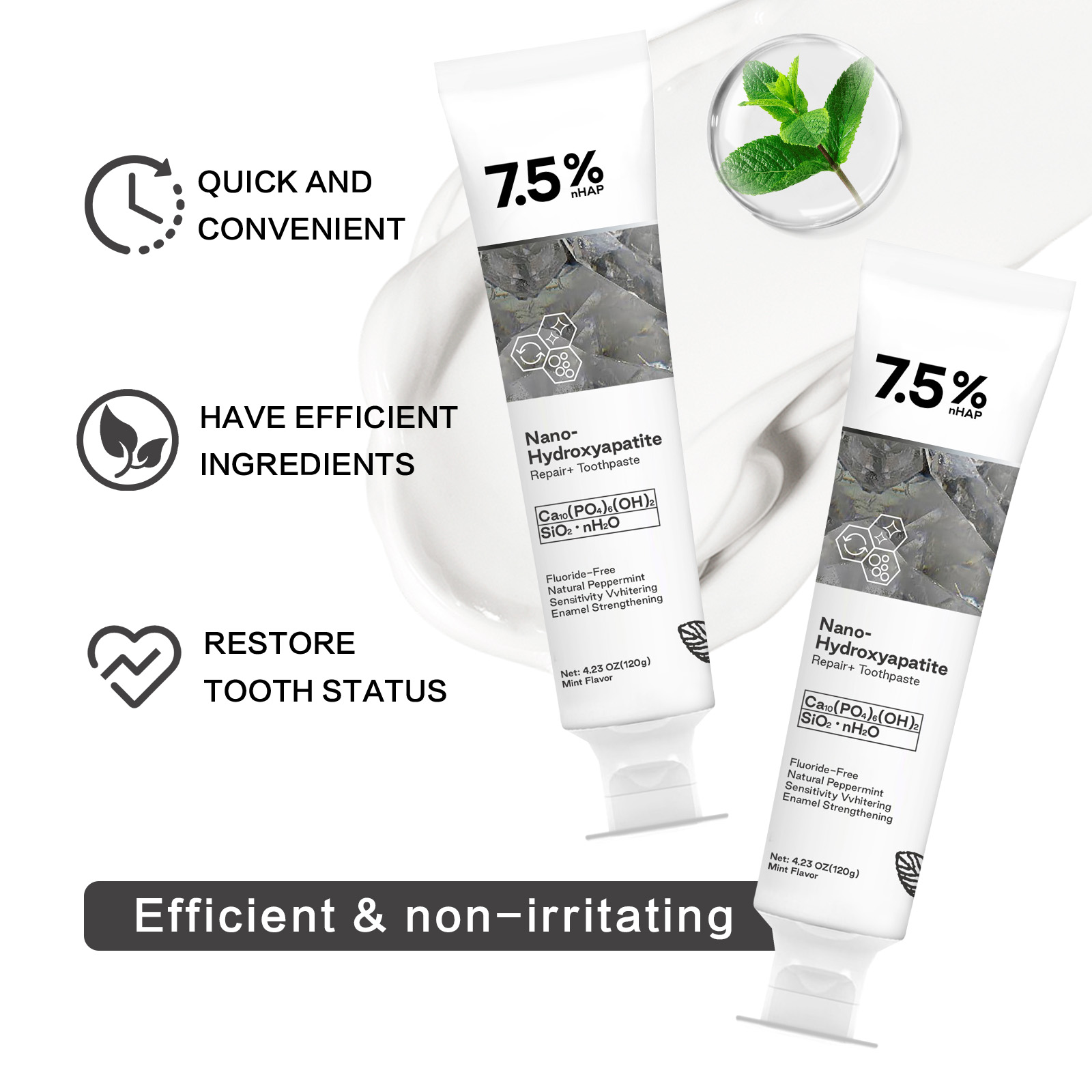 Nano Hydroxyapatite Toothpaste - Hydroxyapatite Toothpaste 评论和价格