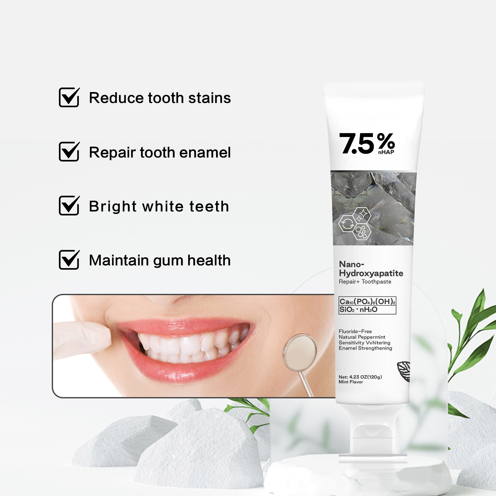 Nano Hydroxyapatite Toothpaste - Hydroxyapatite Toothpaste 评论和价格