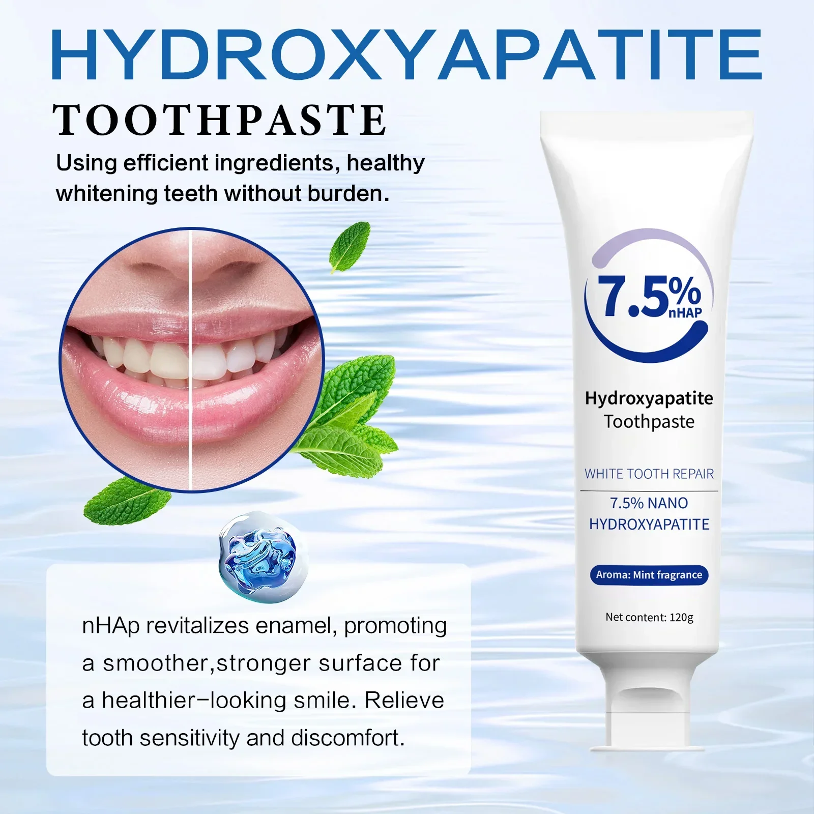 Toothpaste & Whitening Pen Kit - Hydroxyapatite Toothpaste 评论和价格