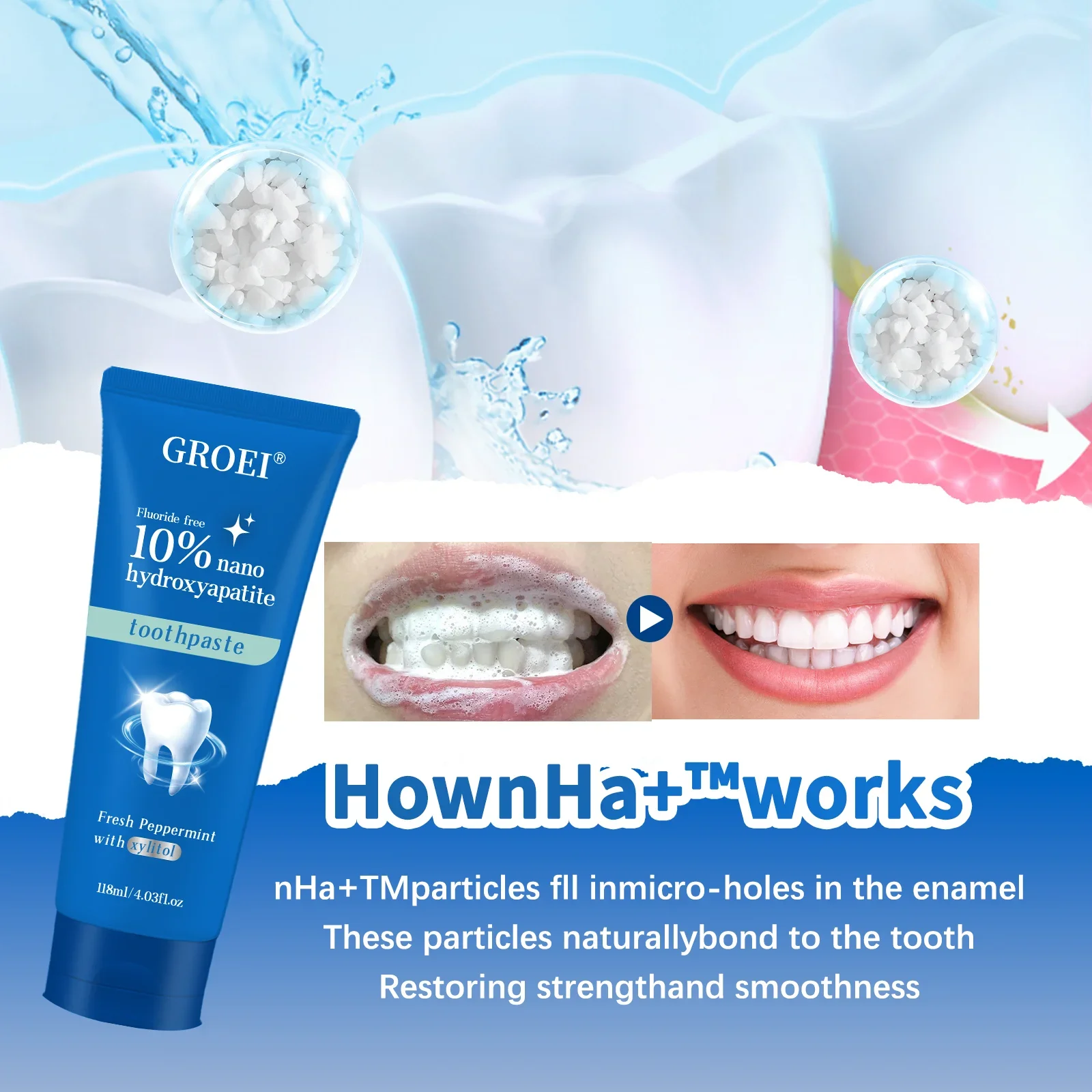 Cavity Prevention Xylitol Toot - Hydroxyapatite Toothpaste 评论和价格