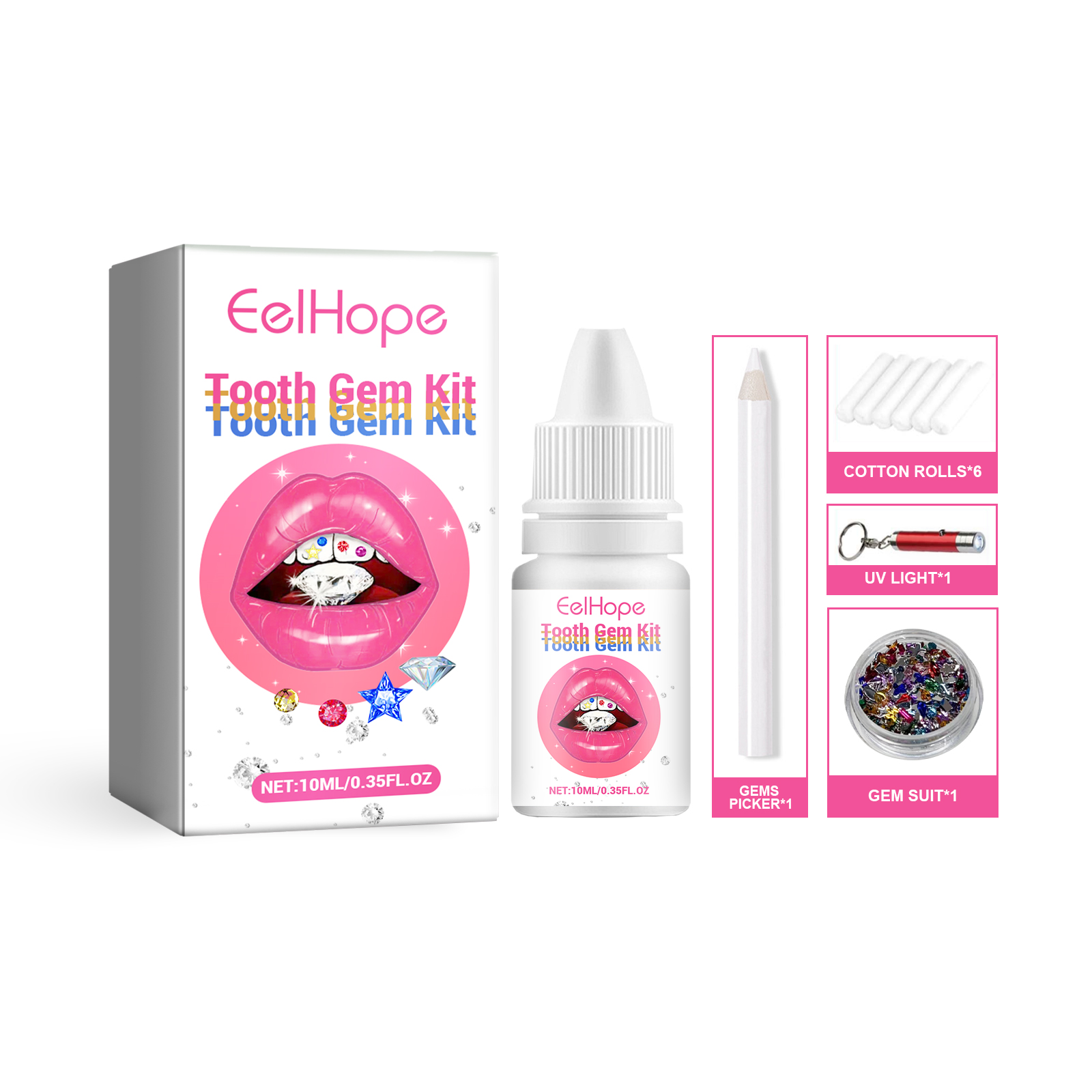 Eelhope DIY Tooth Gem Kit - Sp - Tooth Gem Kit 评论和价格