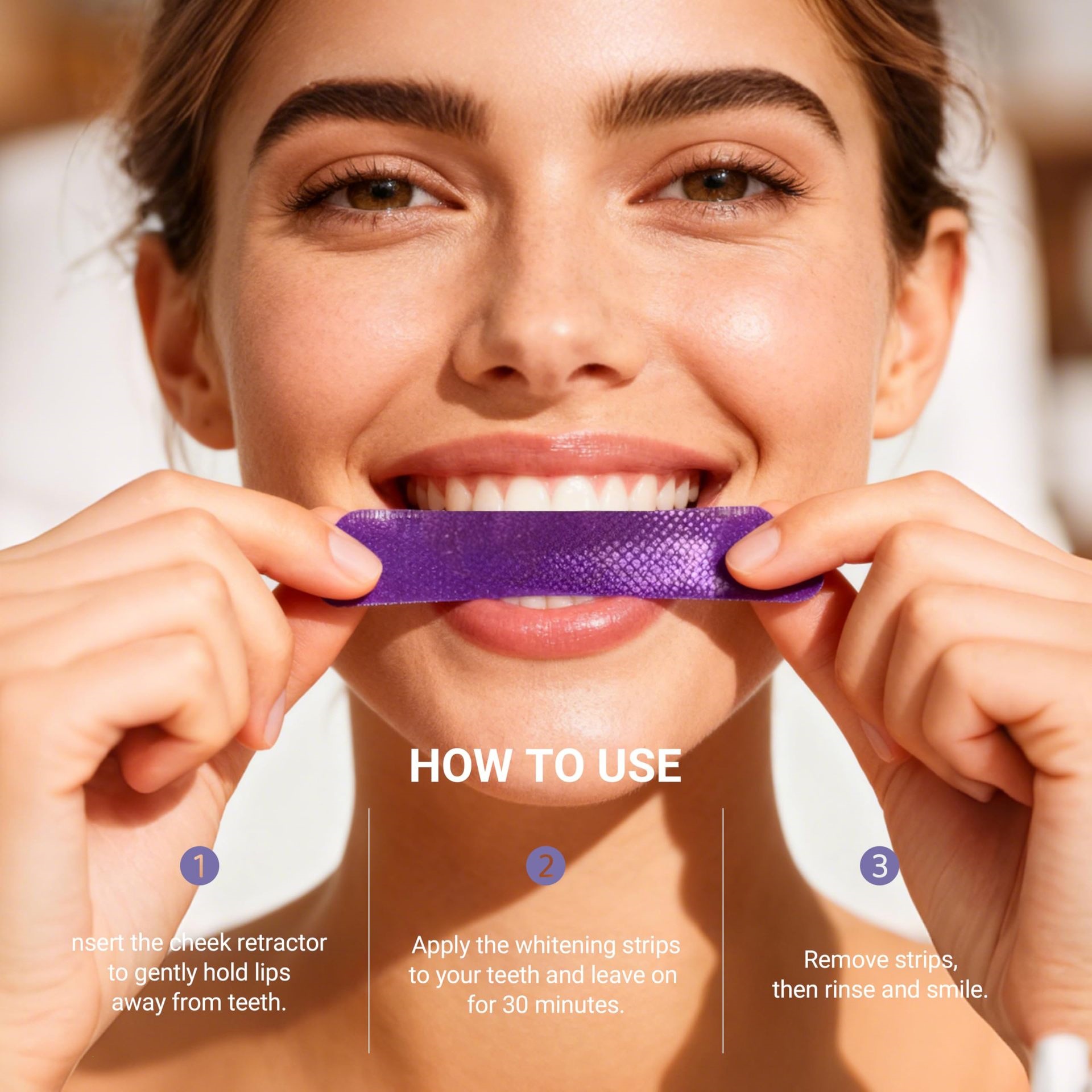 Purple Teeth Whitening Strips  - Teeth Whitening Street 评论和价格
