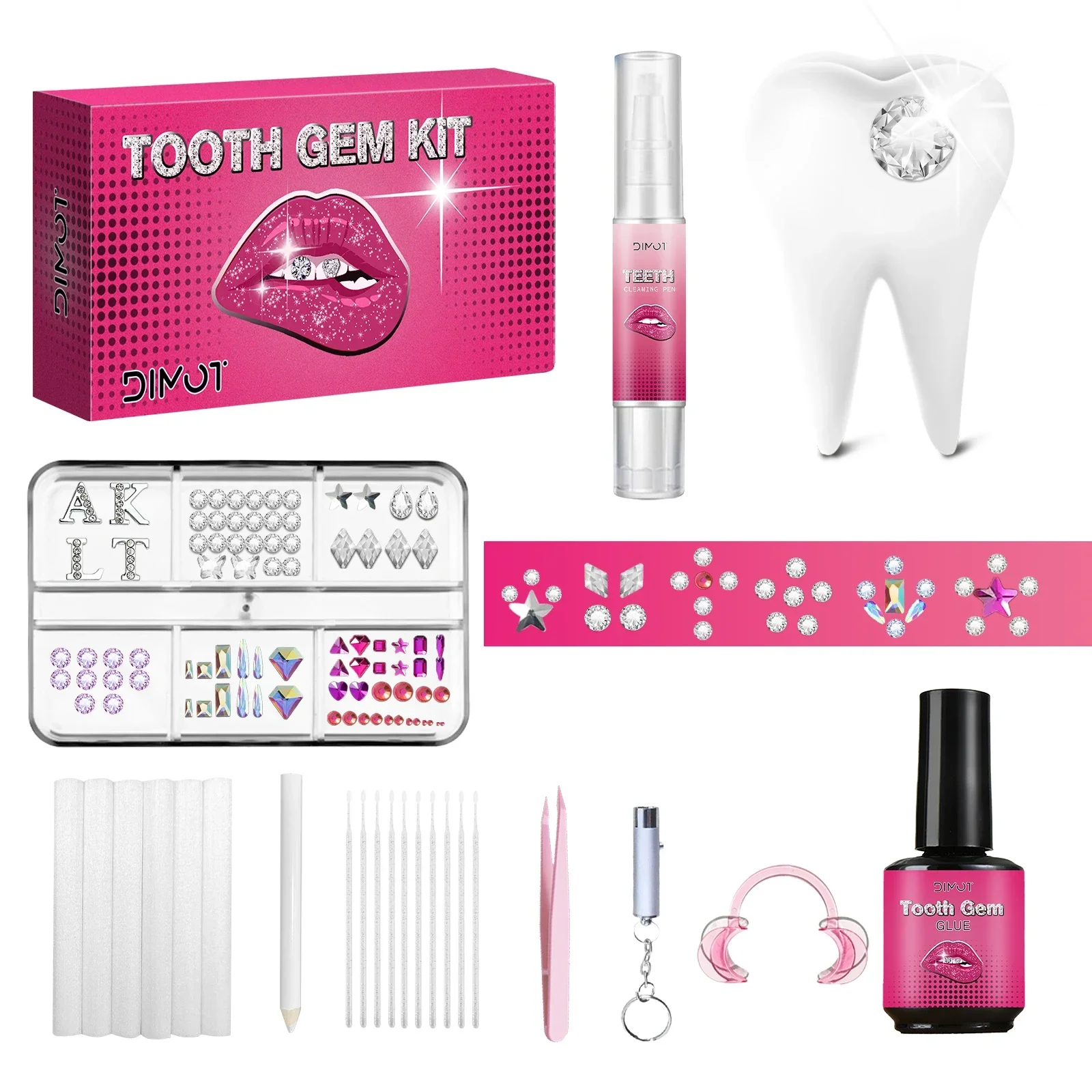 DIY Tooth Gem Kit with Crystal - Tooth Gem Kit 评论和价格