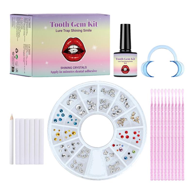 Teeth Shiny Stickers Tooth Cry - Tooth Gem Kit 评论和价格