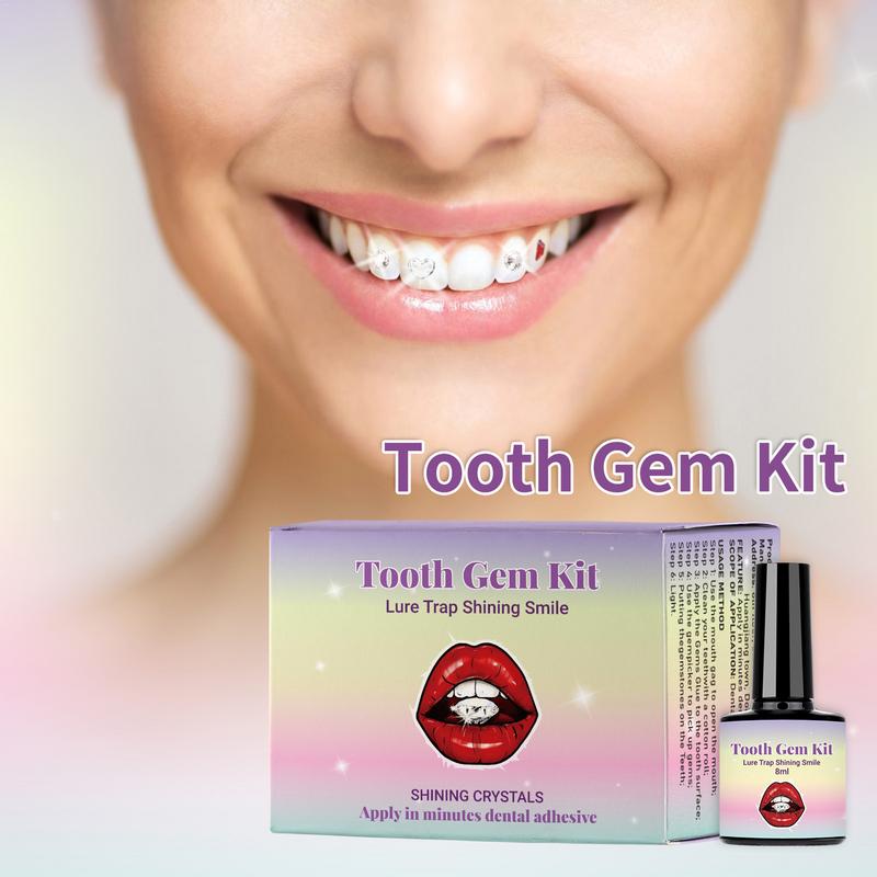 Teeth Shiny Stickers Tooth Cry - Tooth Gem Kit 评论和价格
