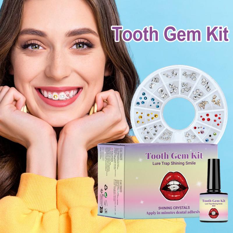 Teeth Shiny Stickers Tooth Cry - Tooth Gem Kit 评论和价格