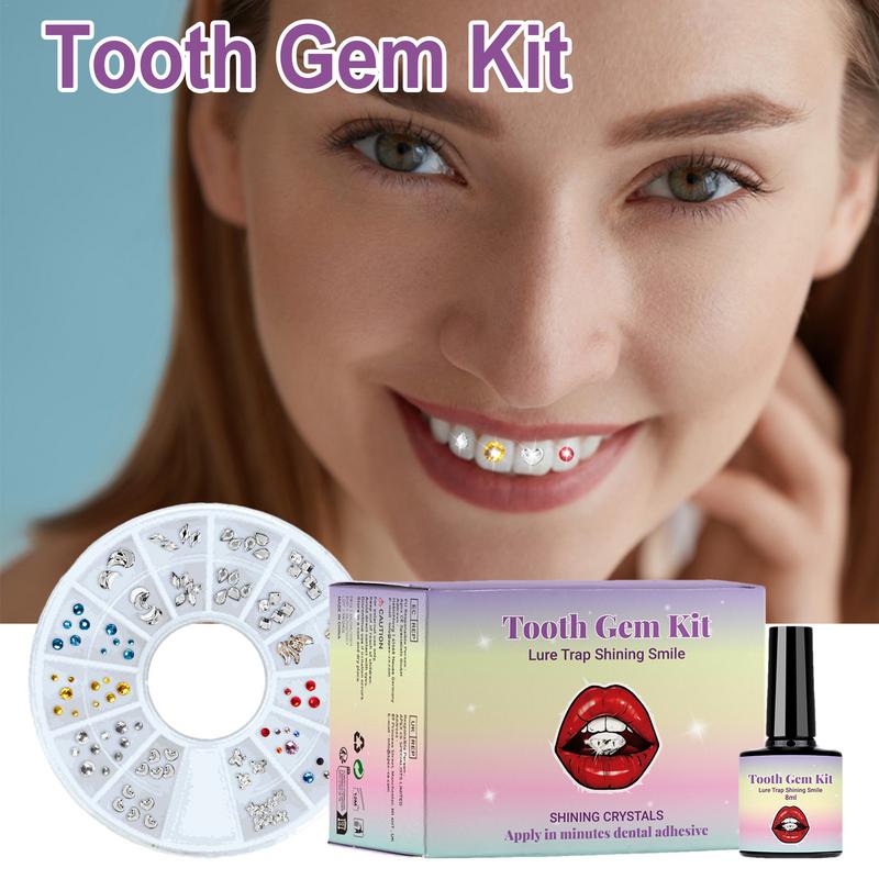 Teeth Shiny Stickers Tooth Cry - Tooth Gem Kit 评论和价格