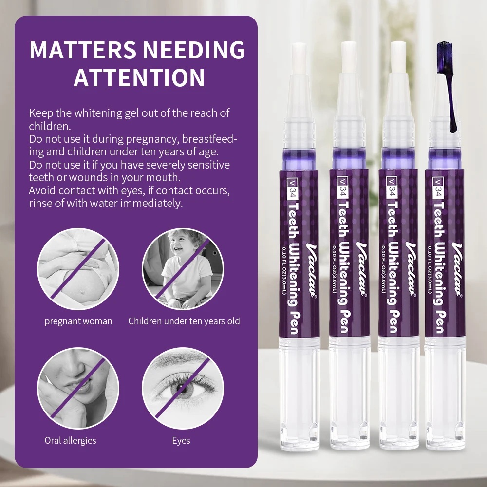 Vaclav V34 Purple Teeth Whiten - Teeth Whitening Paste 评论和价格