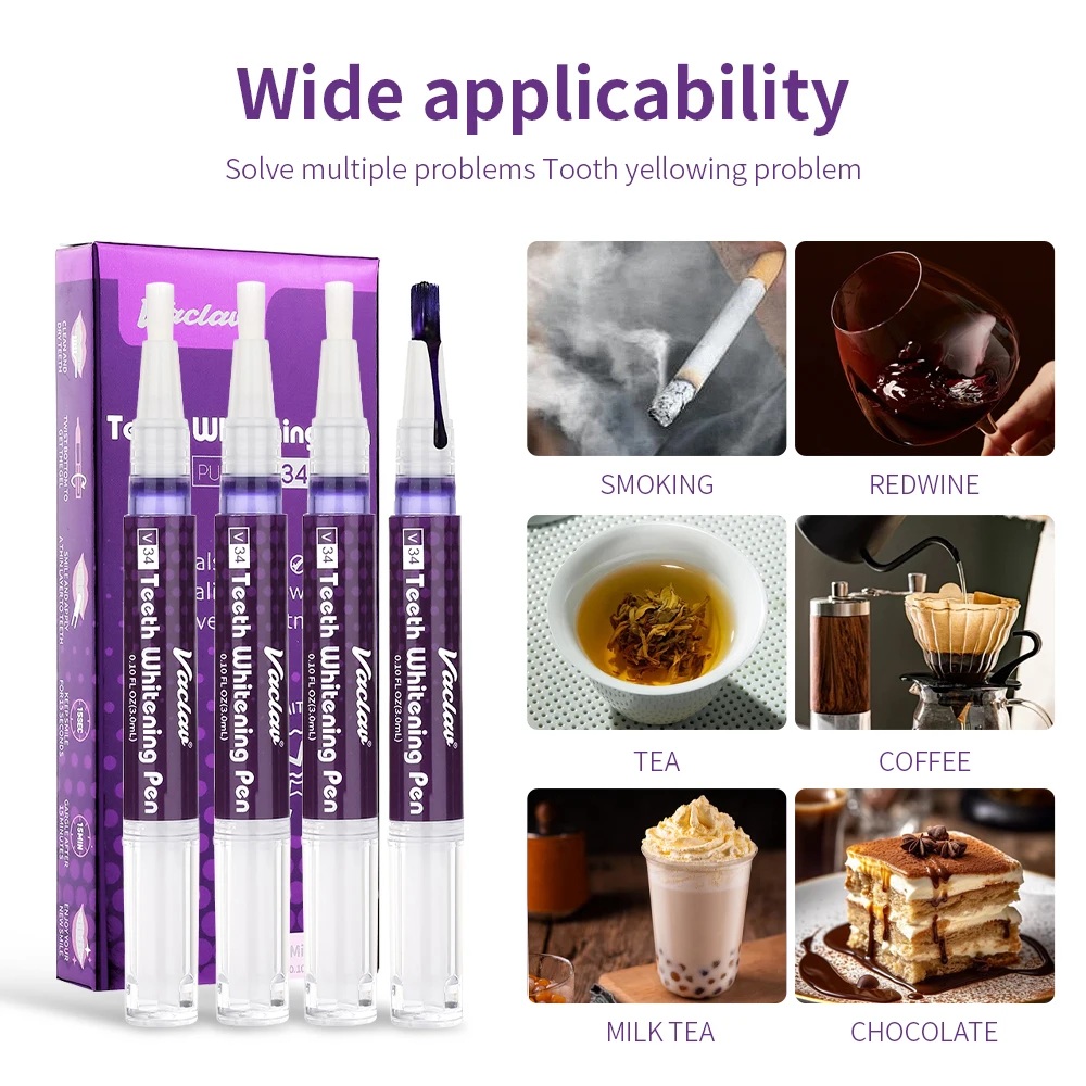 Vaclav V34 Purple Teeth Whiten - Teeth Whitening Paste 评论和价格