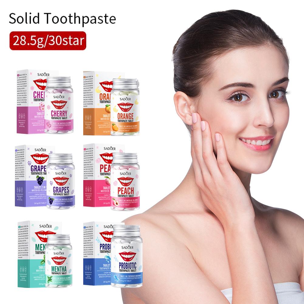 Mint Solid Toothpaste Tablets  - Teeth Whitening Street 评论和价格
